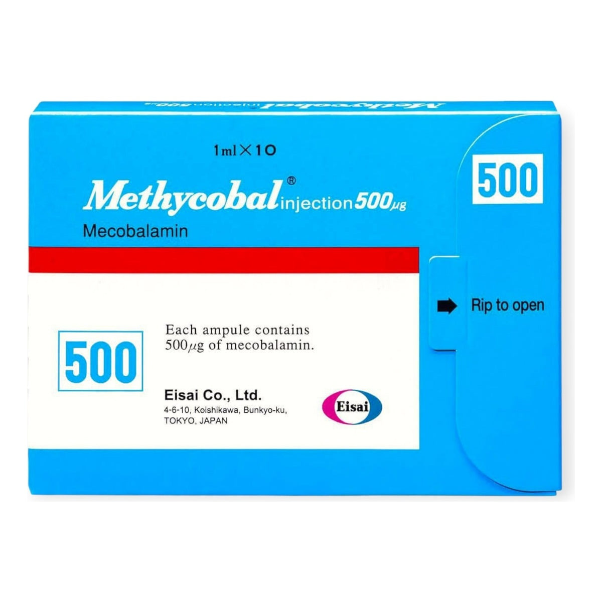 ميثيكوبال حقن Methycobal 500 مكجم — 10 أمبولات
