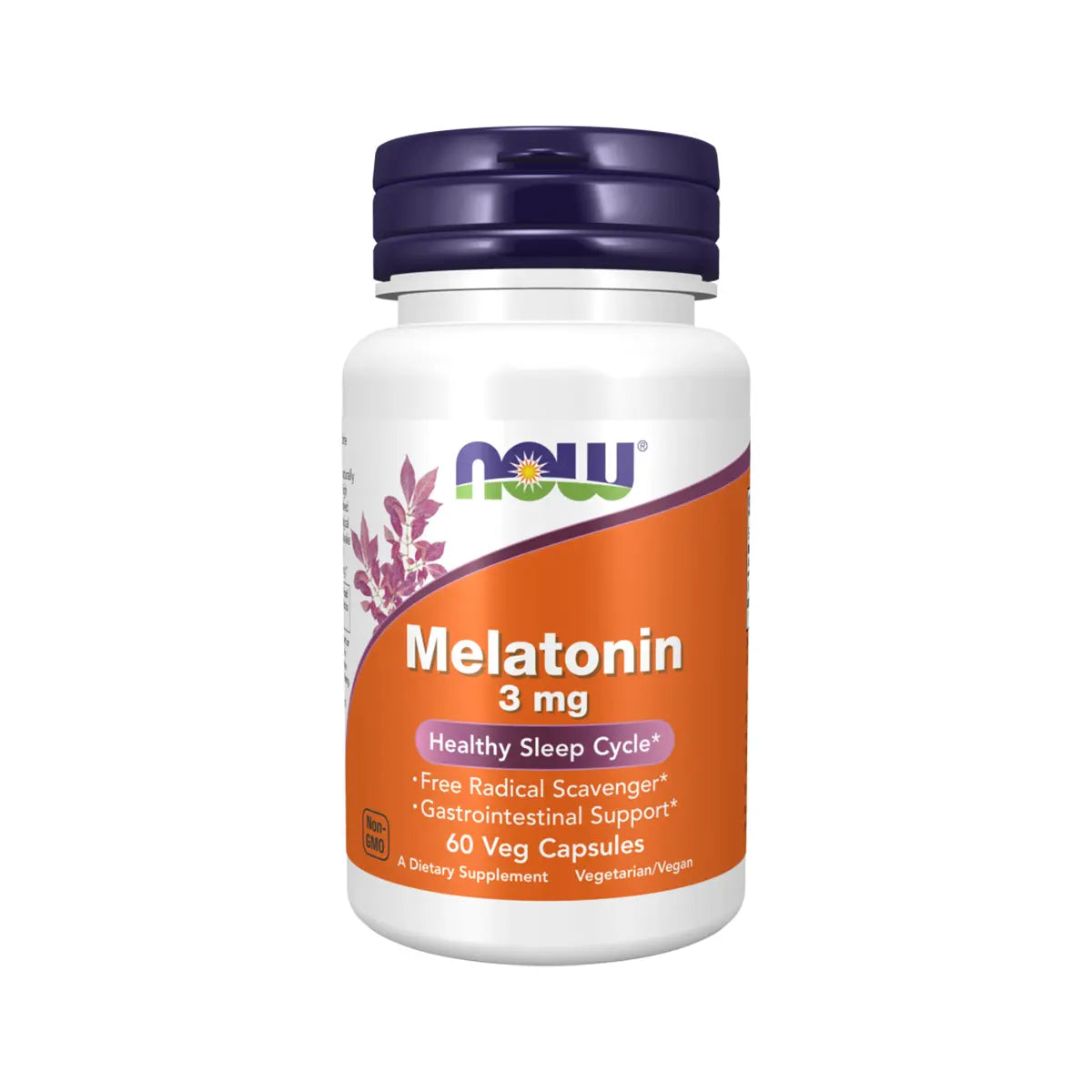 ميلاتونين Now Melatonin 3 مجم — 60 كبسولة