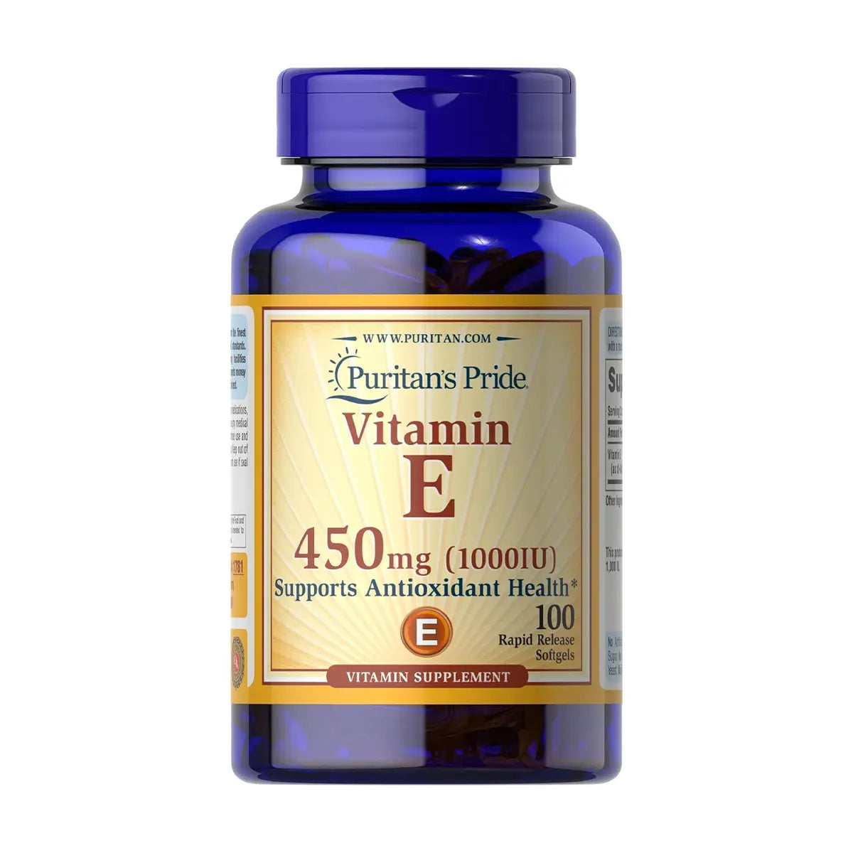فيتامين هـ Puritan's Pride Vitamin E 450 مجم — 100 سوفت جيل