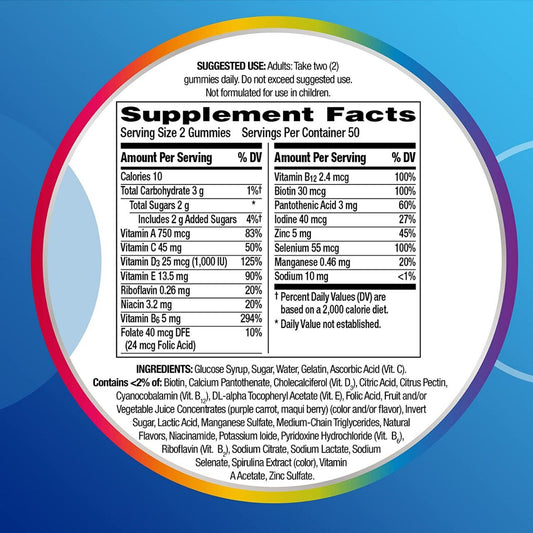 سنترم جيلي للرجال Centrum MultiGummies Men — 170 جيلي
