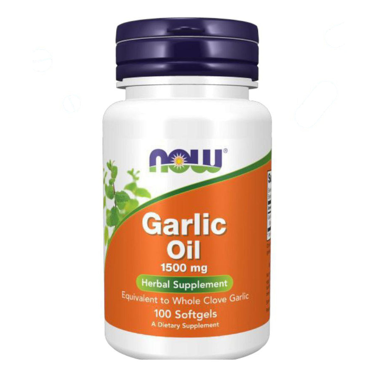 زيت الثوم NOW Garlic Oil 1,500 مجم — 100 سوفت جيل