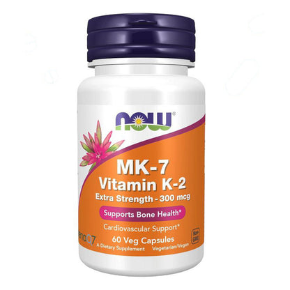 فيتامين ك2 MK-7 NOW Vitamin K2 MK-7 300 مكجم — 60 كبسولة