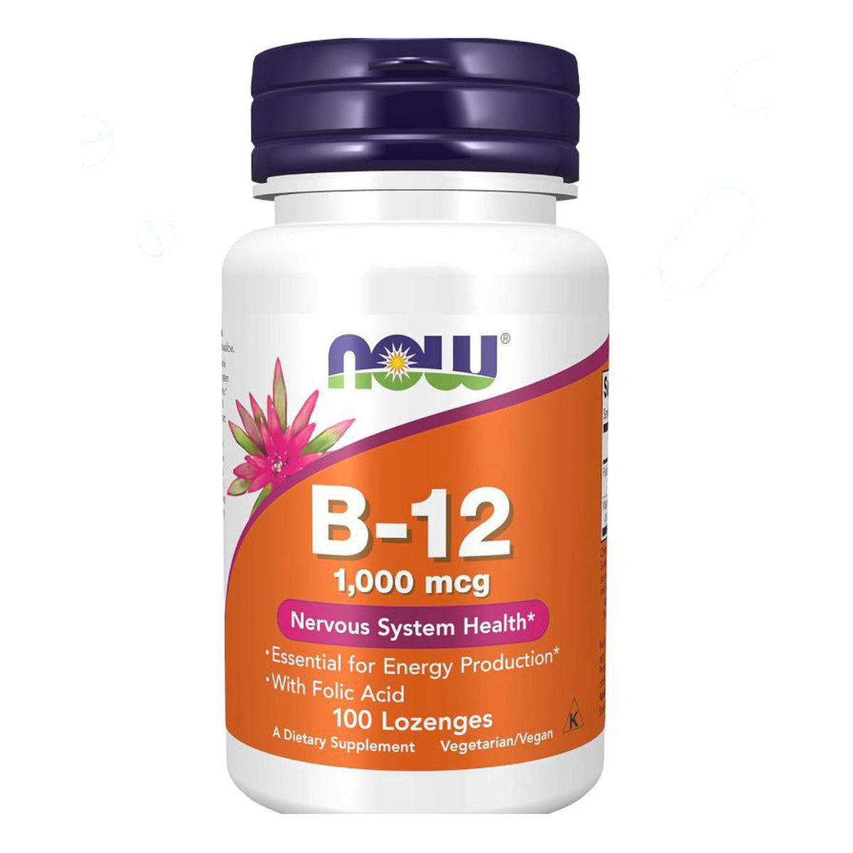 فيتامين ب12 NOW Vitamin B12 1,000 مكجم — 100 قرص استحلاب