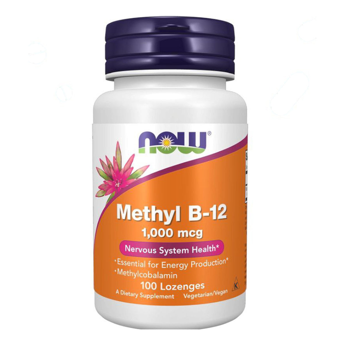 ميثيل ب12 NOW Methyl B-12 1,000 مكجم — 100 قرص استحلاب