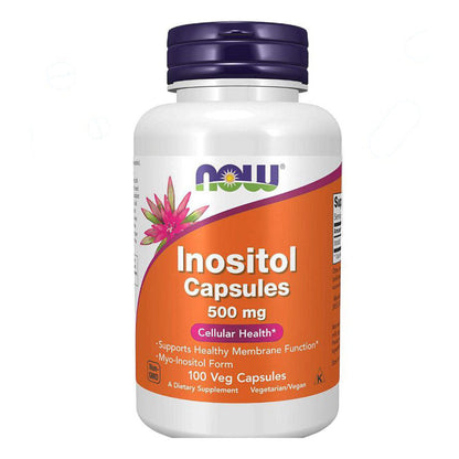 إينوزيتول NOW Inositol 500 مجم — 100 كبسولة
