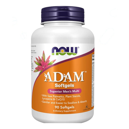 آدم مالتي فيتامين للرجال NOW ADAM Men's Multi — 90 سوفت جيل