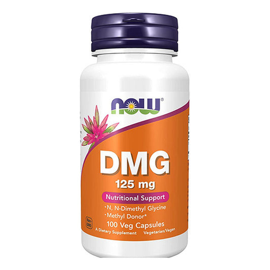 دي إم جي ثنائي ميثيل جليسين NOW DMG 125 مجم — 100 كبسولة