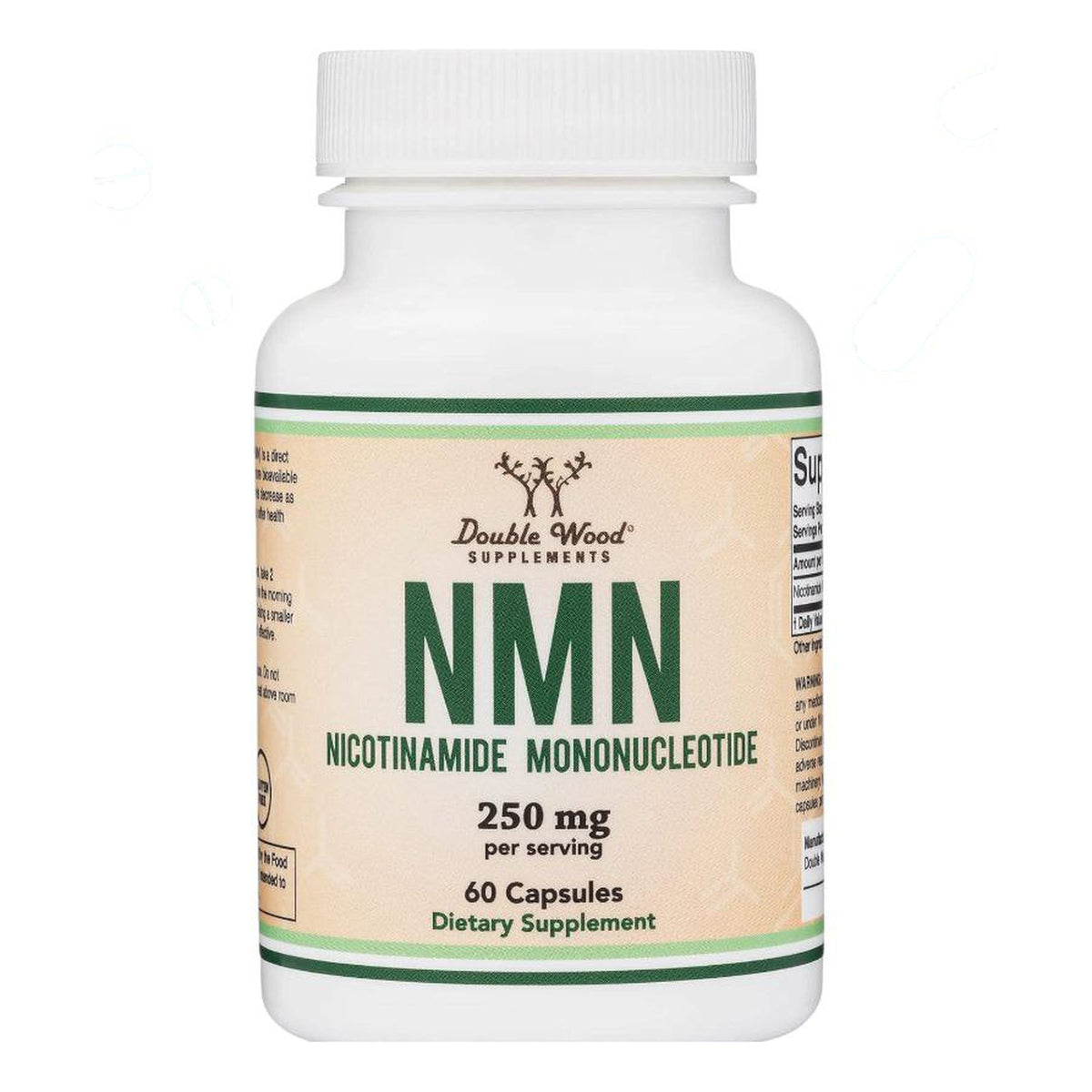 إن إم إن Double Wood NMN 250 مجم — 60 كبسولة