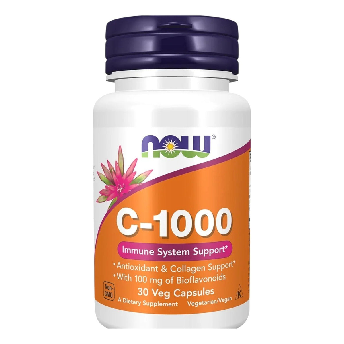 فيتامين سي 1000 مع البيوفلافونويد NOW Vitamin C-1000 1,000 مجم — 30 كبسولة