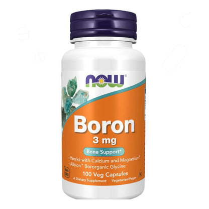بورون NOW Boron 3 مجم — 100 كبسولة
