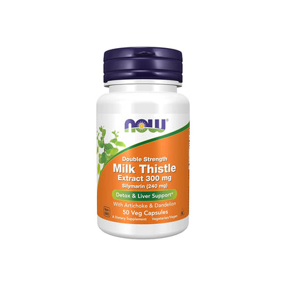 شوك الحليب Now Milk Thistle 300 مجم — 50 كبسولة