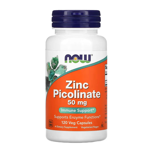 زنك بيكولينات Now Zinc Picolinate — 120 كبسولة