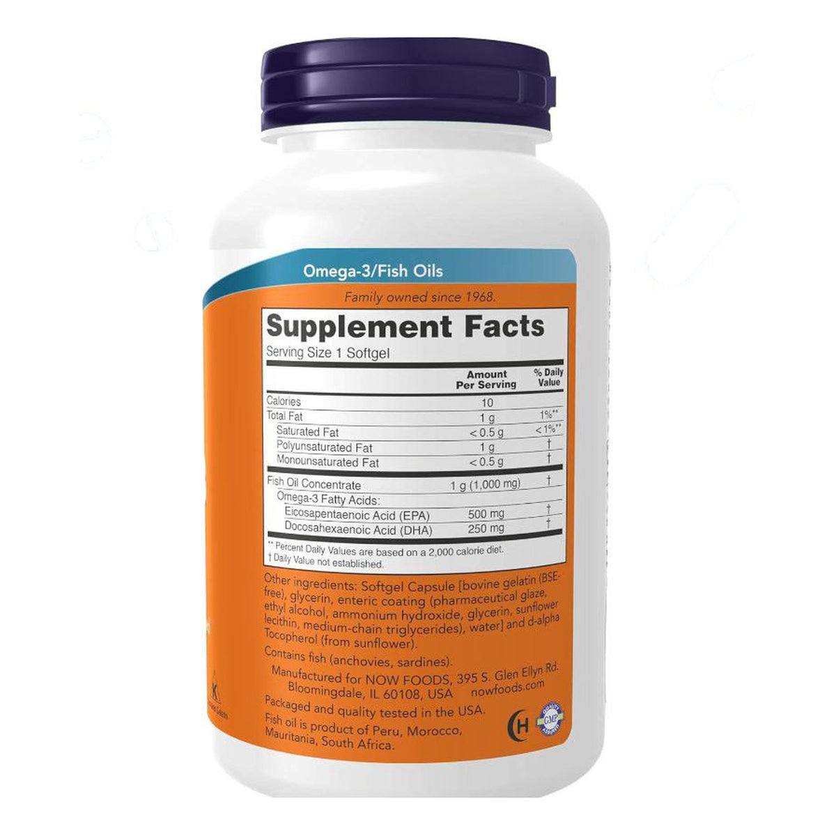 ألترا أوميجا 3 NOW Ultra Omega-3 — 180 سوفت جيل