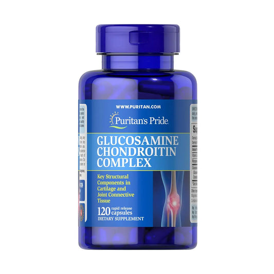 جلوكوزامين وكوندرويتين Puritan's Pride Glucosamine Chondroitin Complex — 120 كبسولة