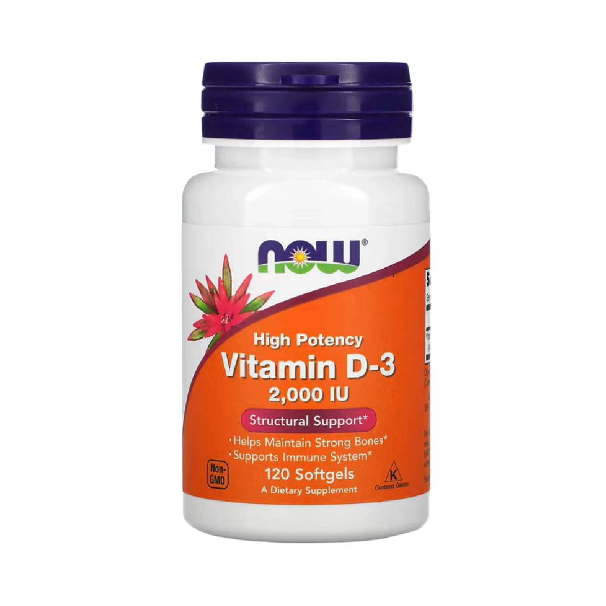 فيتامين د Now Vitamin D3 — 120 سوفت جيل