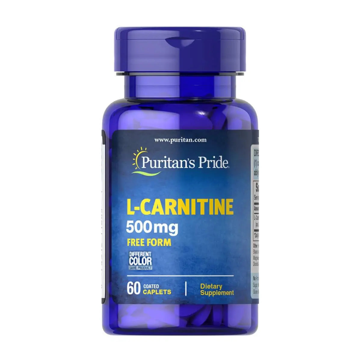 إل-كارنيتين Puritan's Pride L-Carnitine 500 مجم — 60 قرص