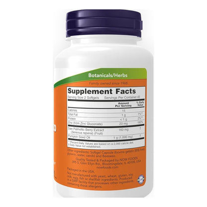 مستخلص ساو بالميتو NOW Saw Palmetto Extract — 90 سوفت جيل