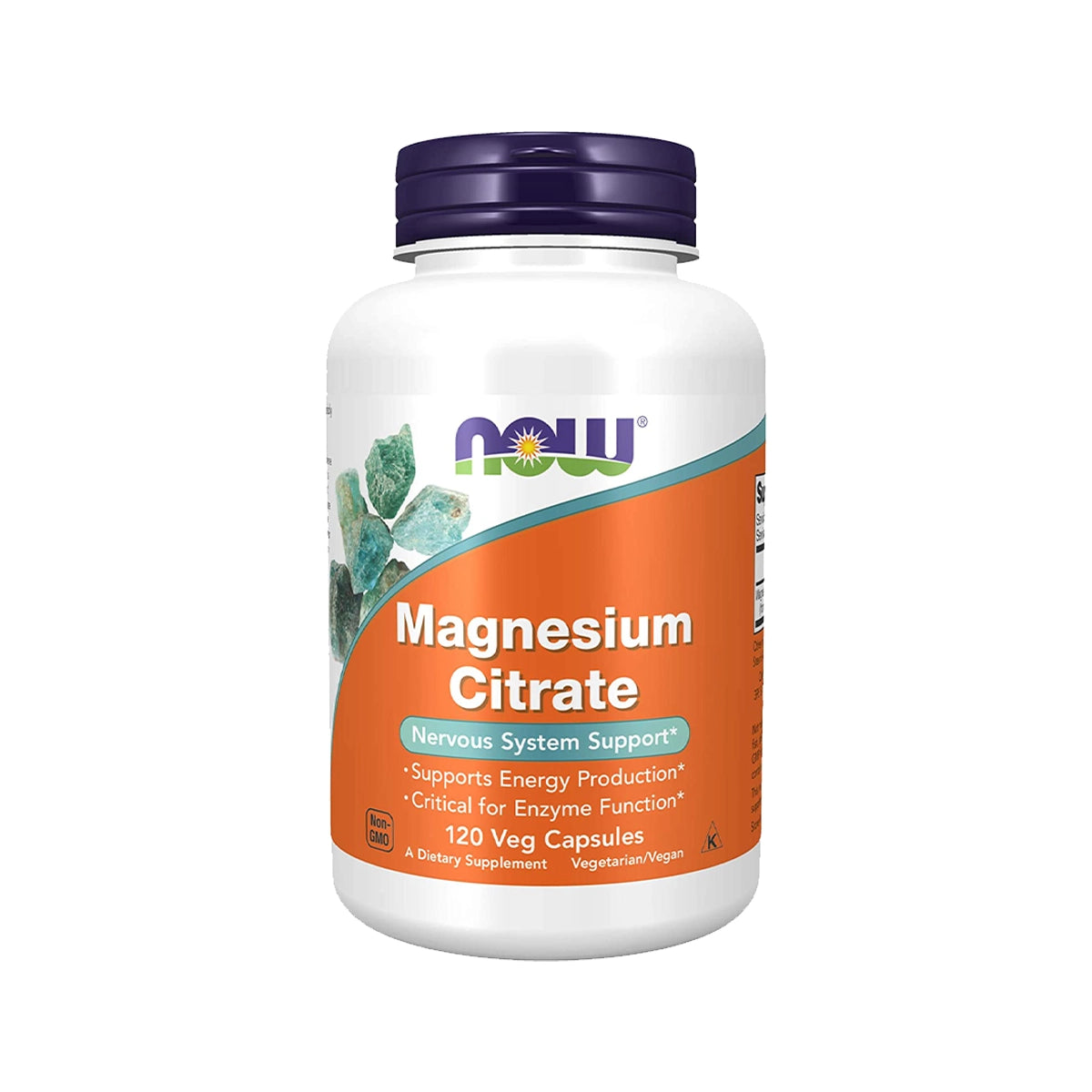 مغنيسيوم سترات magnesium citrate now 400 مجم — 120 كبسولة