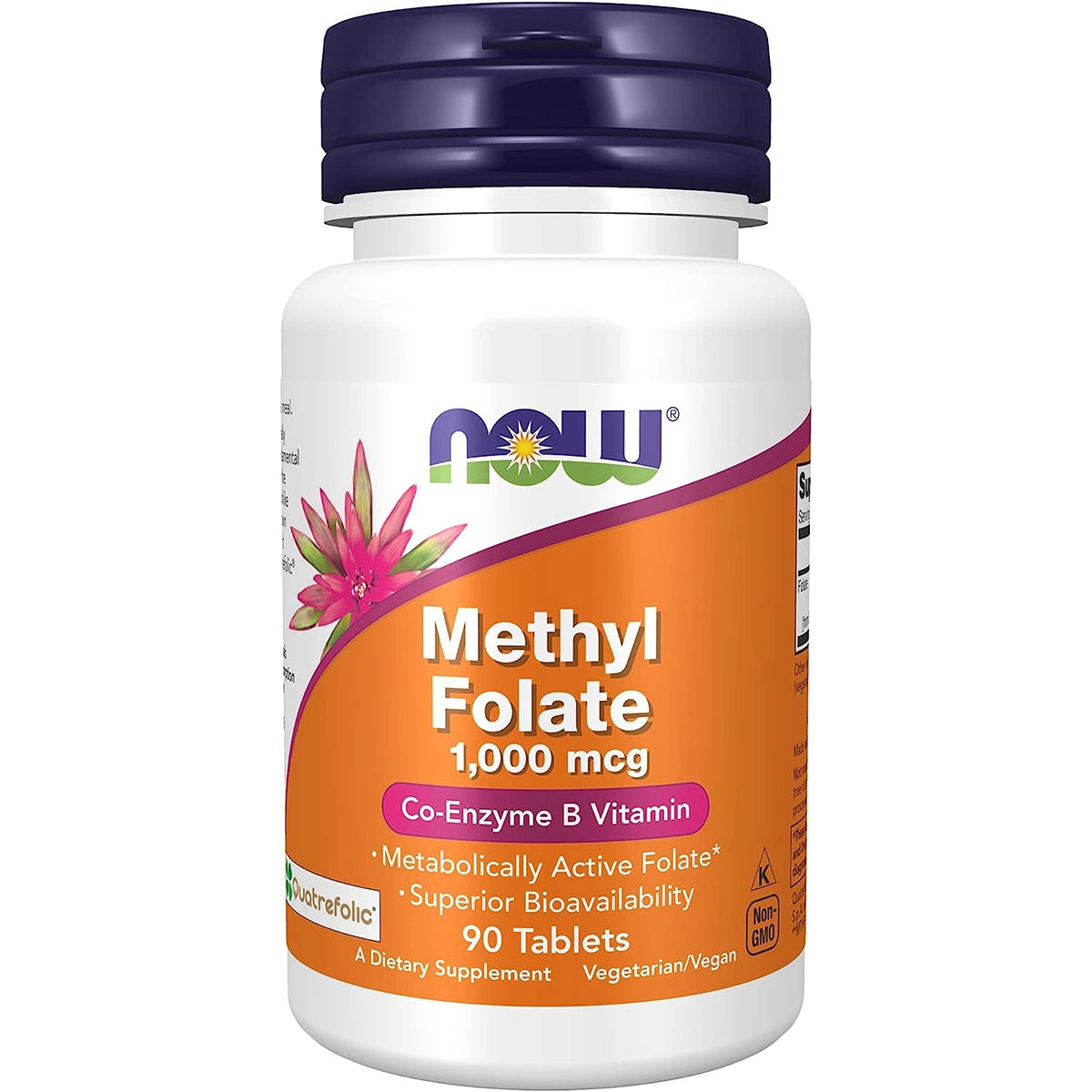 ميثيل فولات Now Methyl Folate 1,000 مكجم — 90 قرص