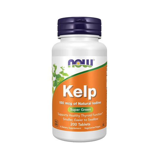 كيلب (عشب البحر) Now kelp Dietary Supplement 150 مكجم — 200 قرص