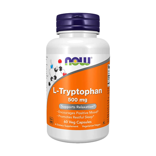إل-تريبتوفان Now Foods L-tryptophan 500 مجم — 60 كبسولة