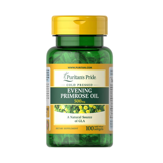 زيت زهرة الربيع المسائية Puritan's Pride Evening Primrose 500 مجم — 100 سوفت جيل