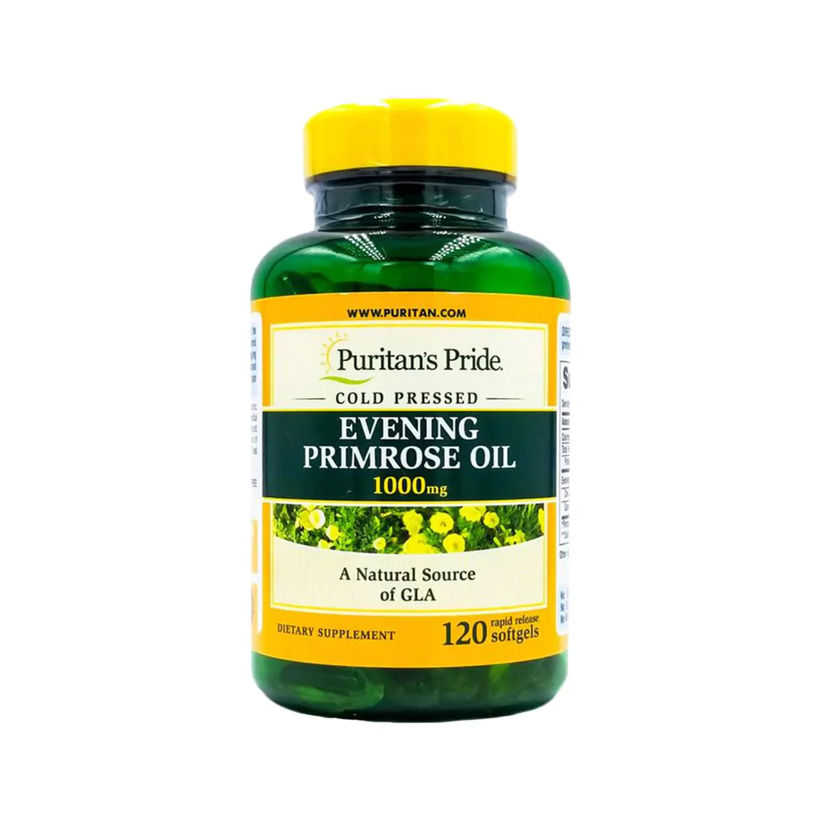 زيت زهرة الربيع المسائية Puritan's Pride Evening Primrose 1,000 مجم — 120 سوفت جيل