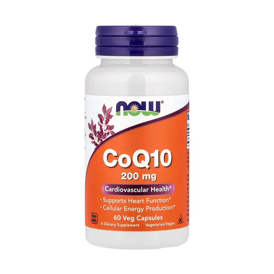 دواء كو إنزيم كيو 10 Now Foods coq10 200 مجم — 60 كبسولة