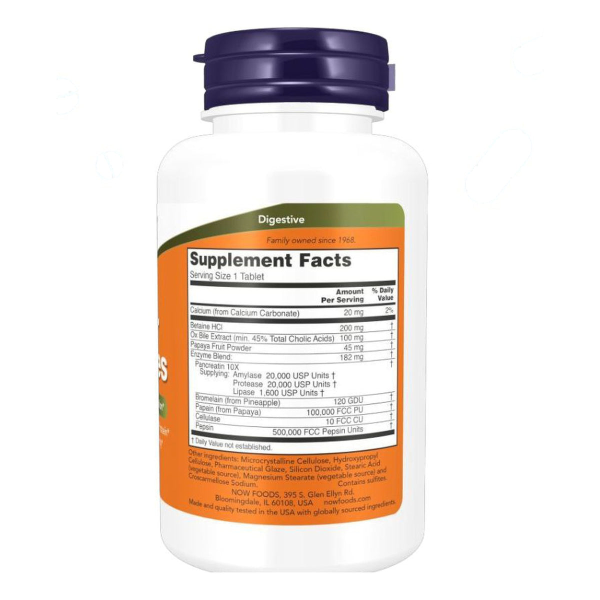 سوبر إنزيم أقراص NOW Super Enzymes — 90 قرص