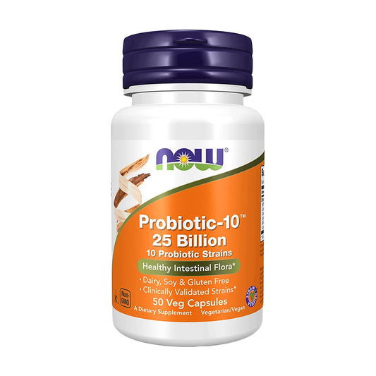 بروبيوتيك Now Probiotic 25 مليار — 50 كبسولة