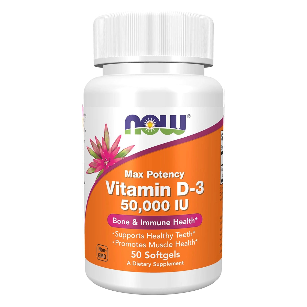 فيتامين د Now Vitamin D3 50,000 وحدة — 50 سوفت جيل