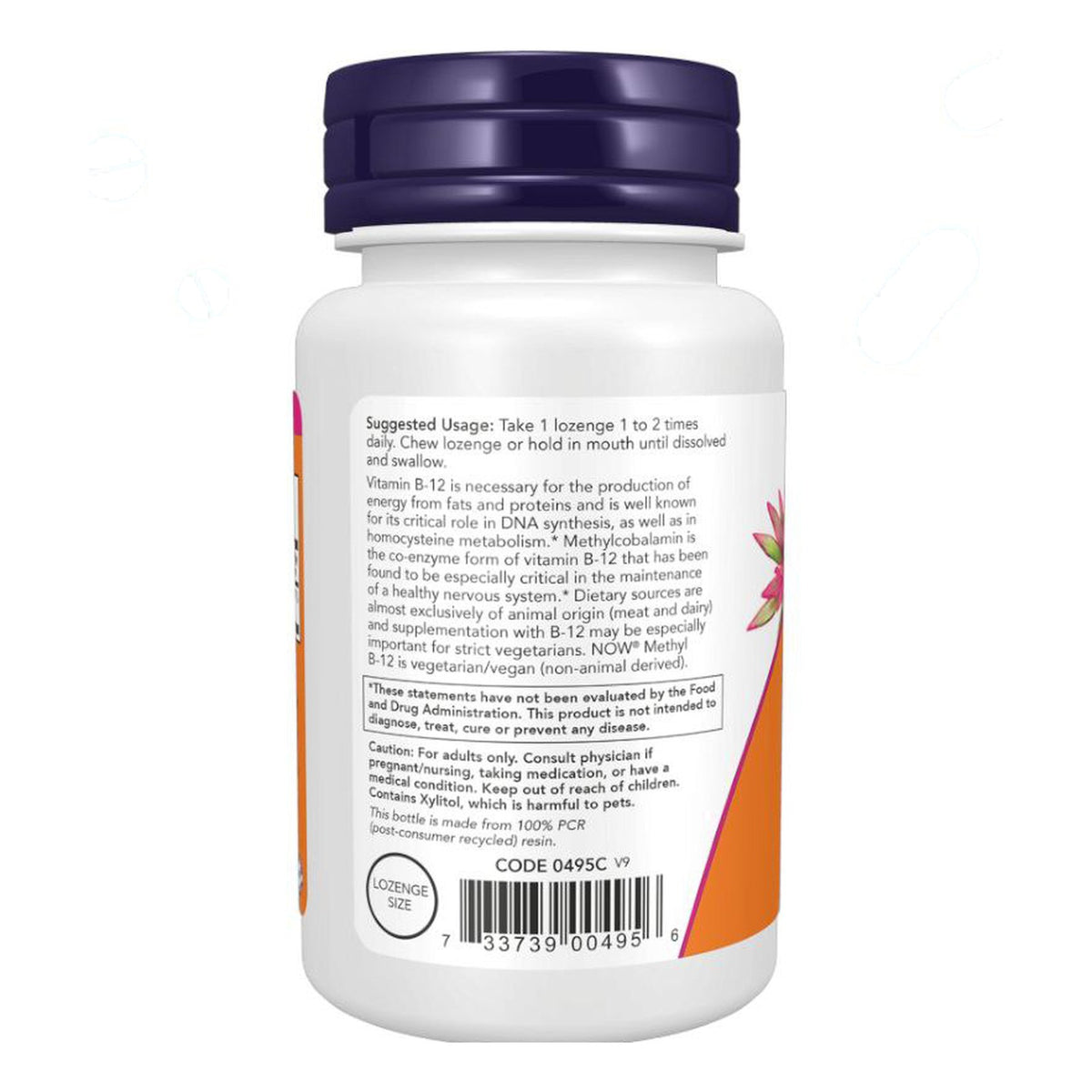 ميثيل ب12 NOW Methyl B-12 1,000 مكجم — 100 قرص استحلاب