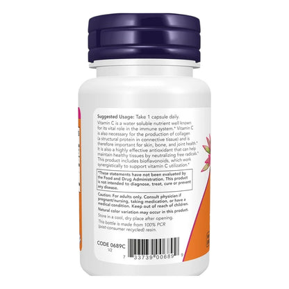 فيتامين سي 1000 مع البيوفلافونويد NOW Vitamin C-1000 1,000 مجم — 30 كبسولة