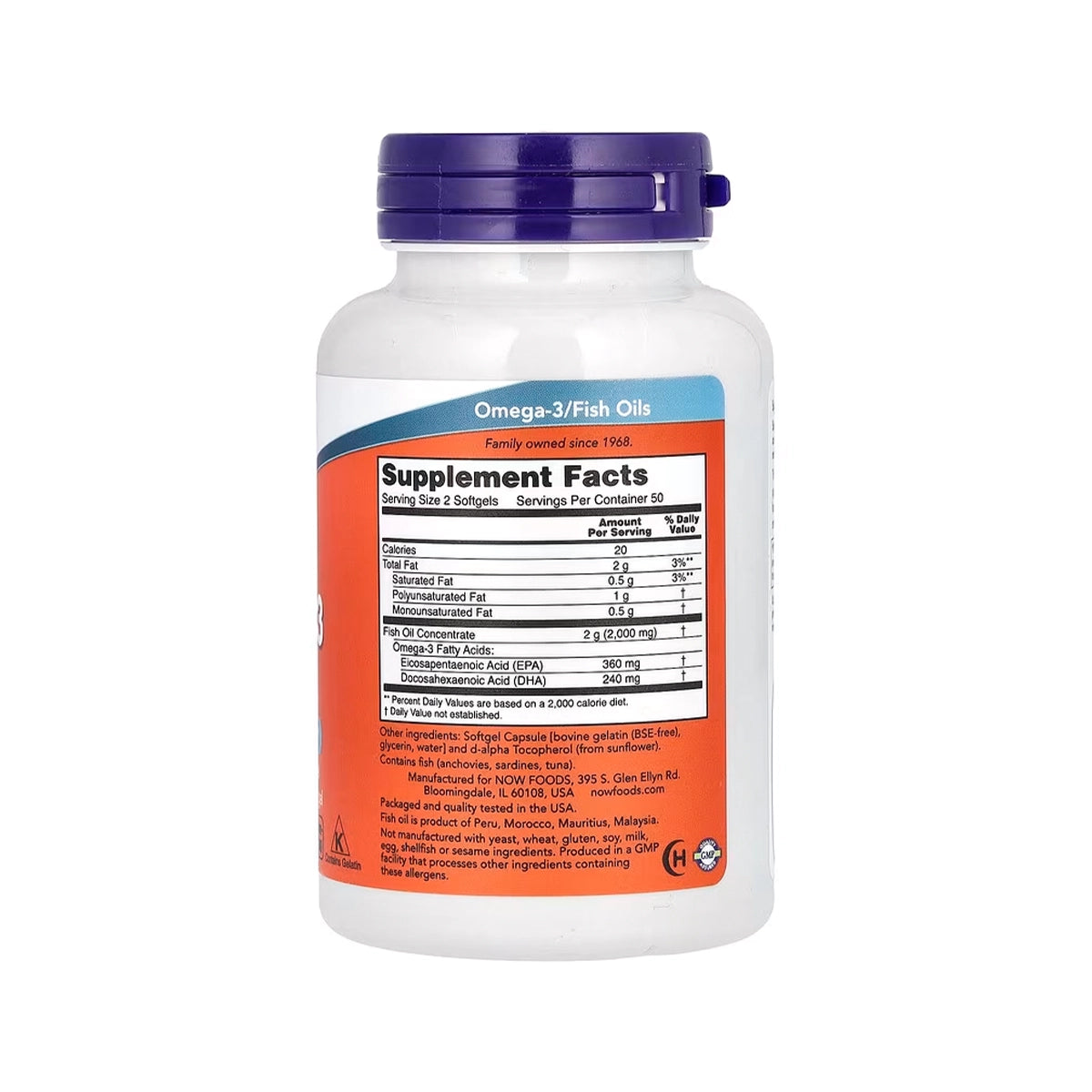 أوميجا 3 Now Omega3 1,000 مجم — 100 سوفت جيل