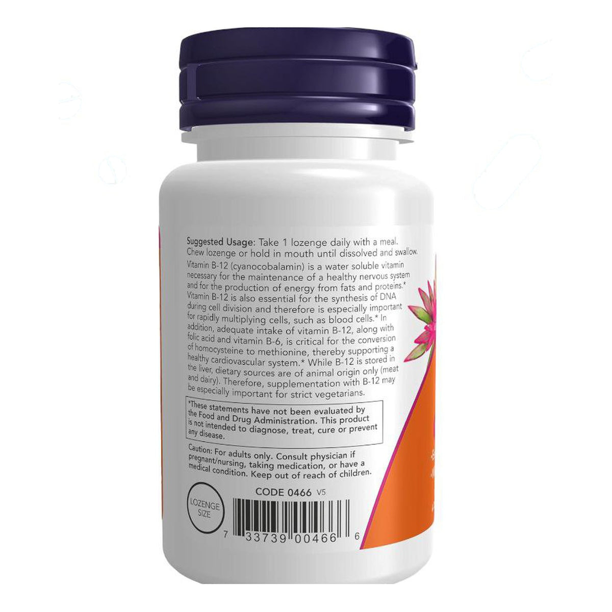 فيتامين ب12 NOW Vitamin B12 1,000 مكجم — 100 قرص استحلاب