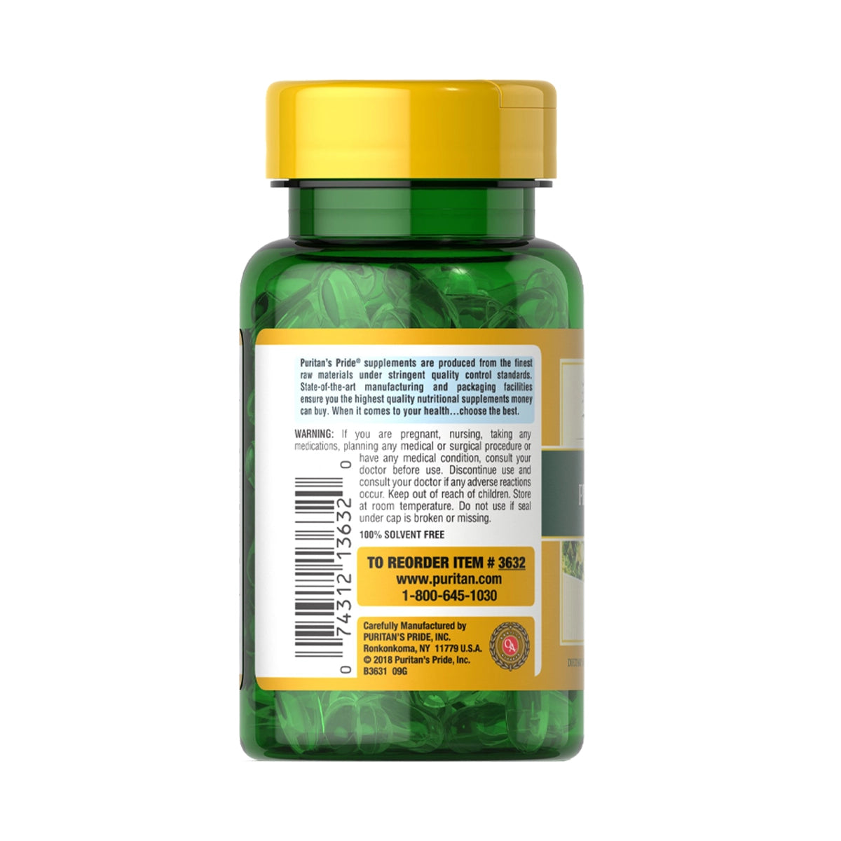 زيت زهرة الربيع المسائية Puritan's Pride Evening Primrose 500 مجم — 100 سوفت جيل