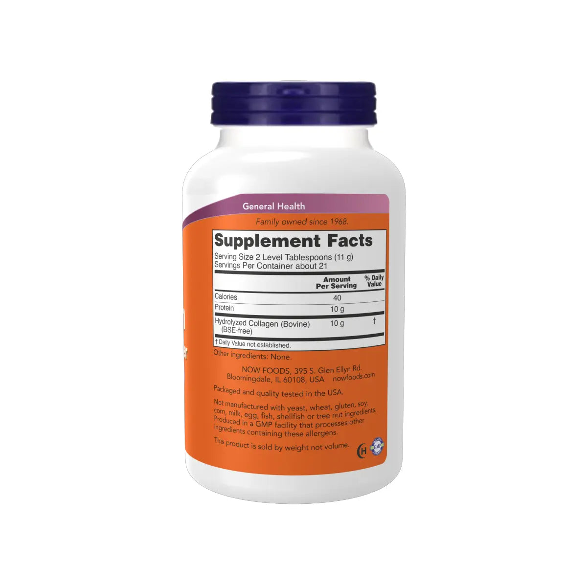 كولاجين بودرة Now Collagen Powder — 227 جم