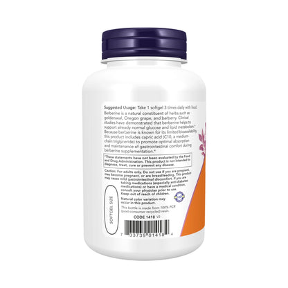 بربرين Now Berberine — 90 سوفت جيل