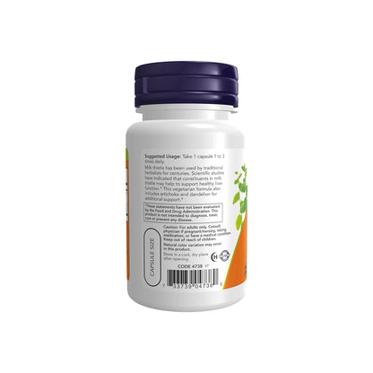 شوك الحليب Now Milk Thistle 300 مجم — 50 كبسولة