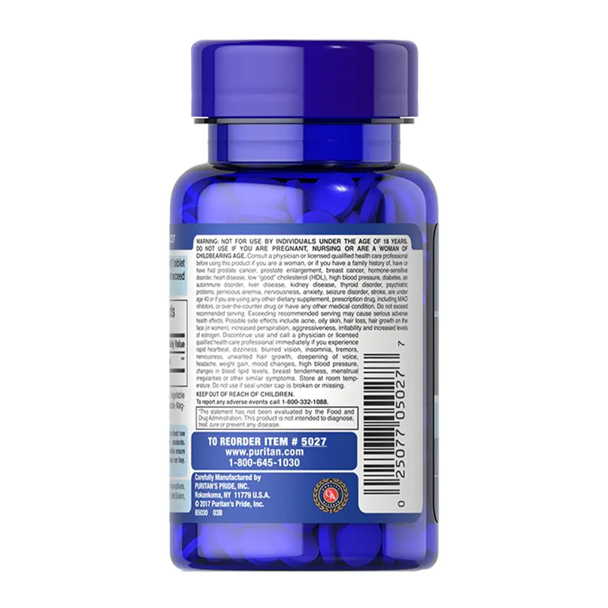 داهيا Puritan's Pride DHEA 50 مجم — 100 قرص
