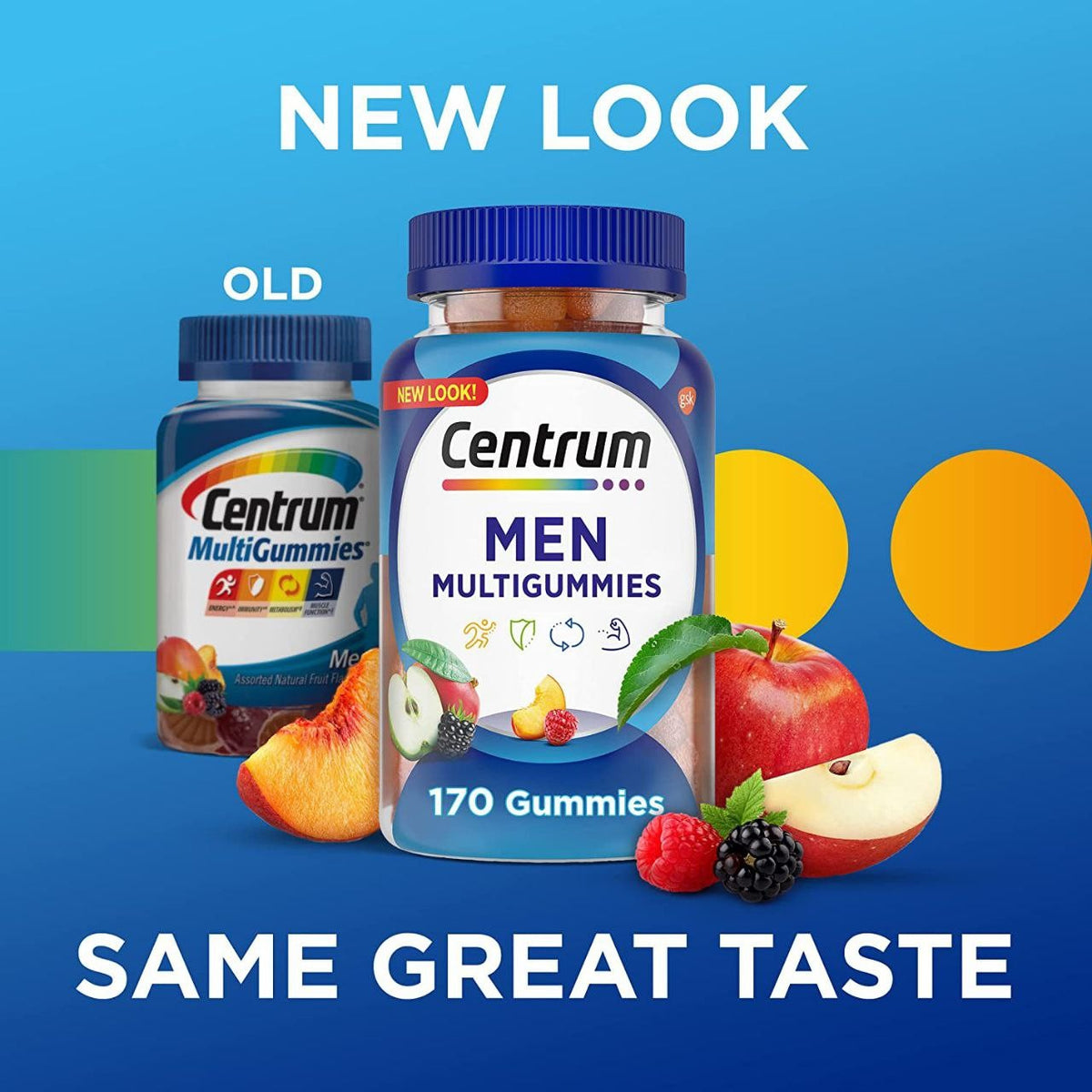 سنترم جيلي للرجال Centrum MultiGummies Men — 170 جيلي