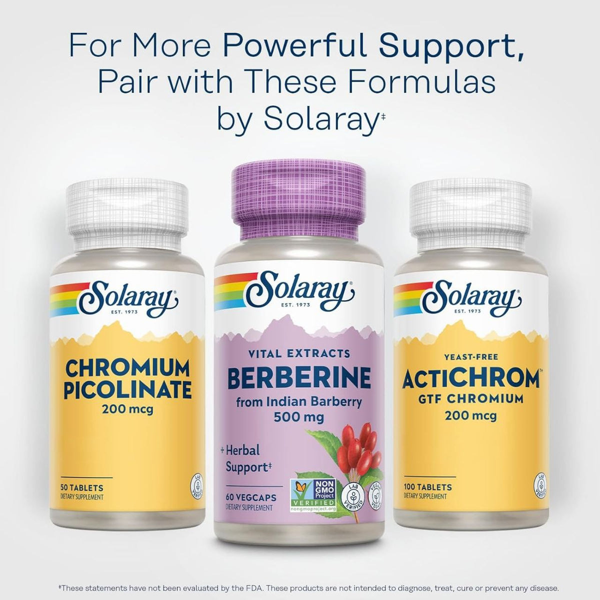 بربرين Solaray Berberine 500 مجم — 60 كبسولة