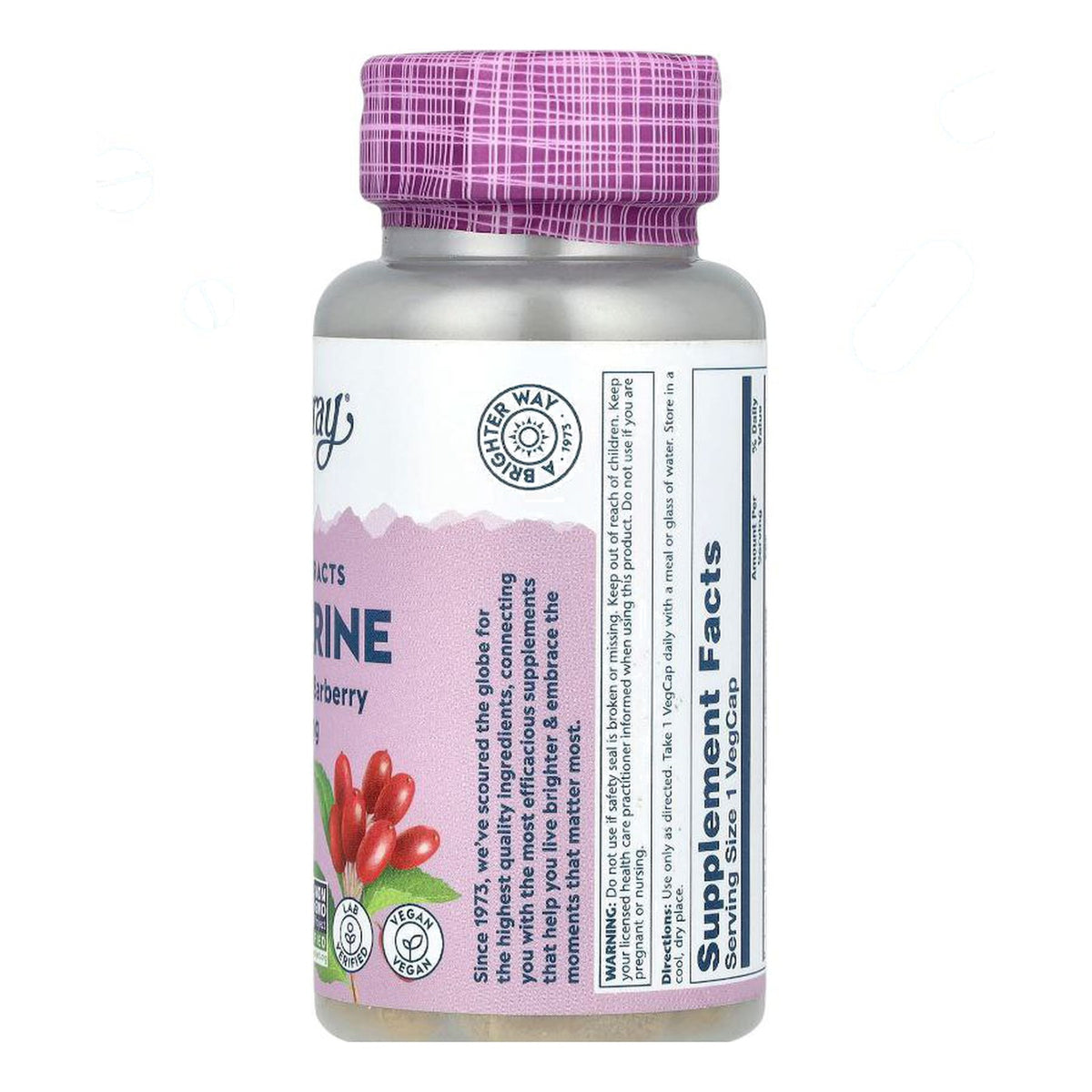بربرين Solaray Berberine 500 مجم — 60 كبسولة